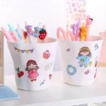 جاقلمی رومیزی مدل سطل چروک